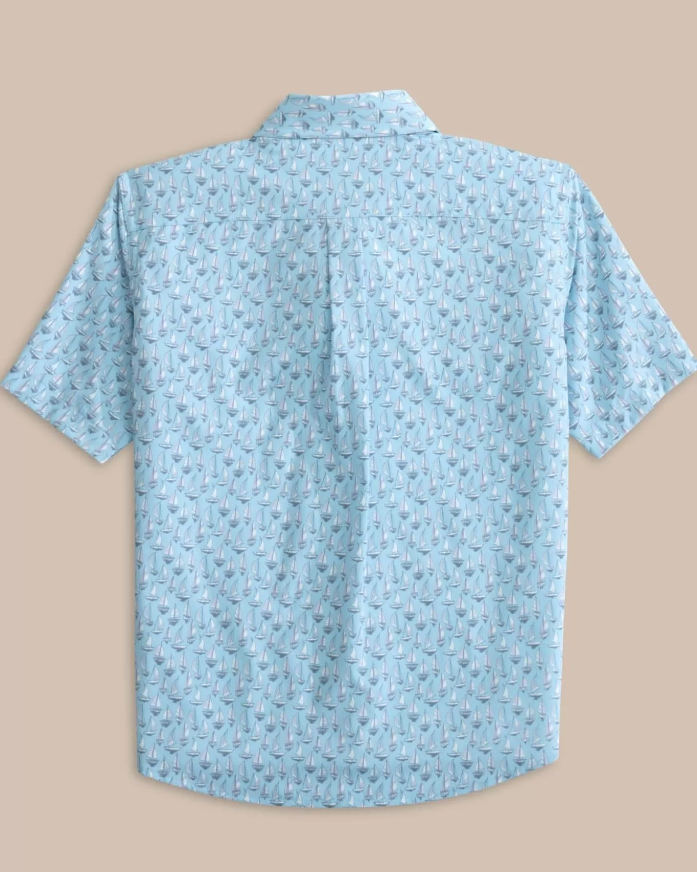 Southern Tide Boys Intercoastal Forget A-Boat It Short Sleeve Sport Shirt< Boys Button Down Shirts