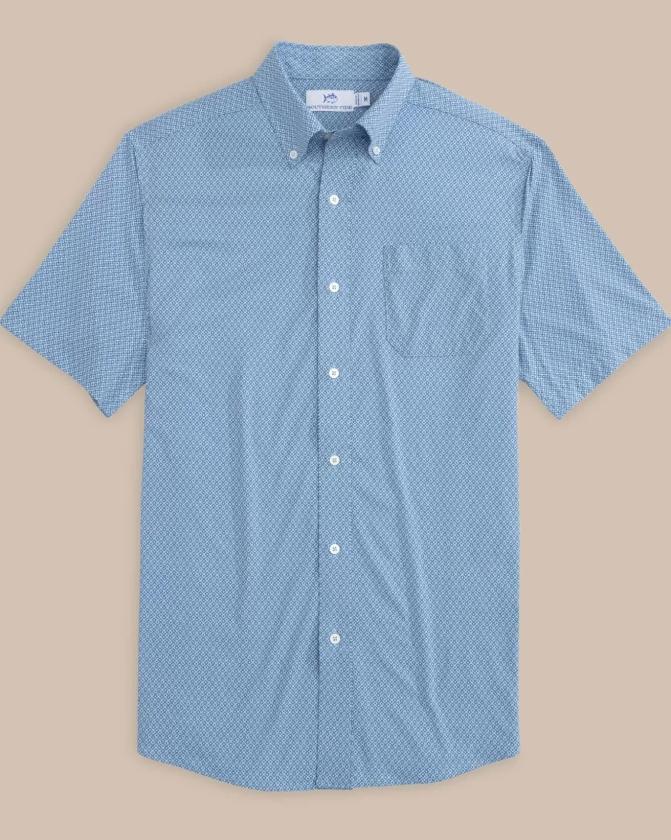 Southern Tide Brrr° Intercoastal Retro Geo Short Sleeve Sport Shirt< Sport Shirts & Button Downs