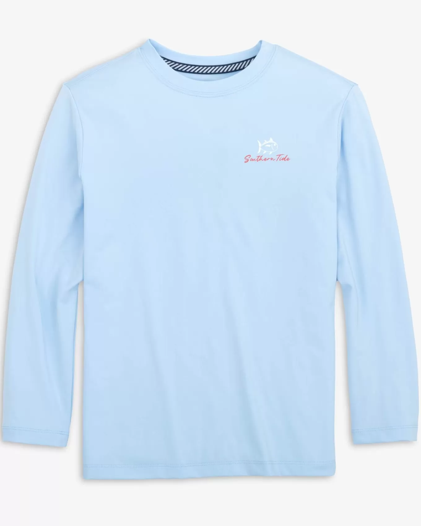 Southern Tide Kids Red, White, And Lure Long Sleeve Performance T-Shirt< Kids T-Shirts