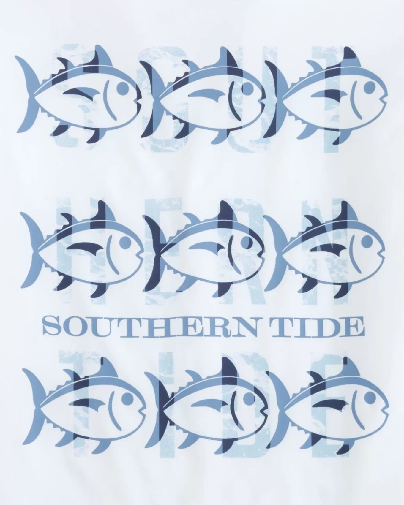 Southern Tide Kids St Triple Stack Ocean Front Graphic Long Sleeve Performance T-Shirt< Kids T-Shirts