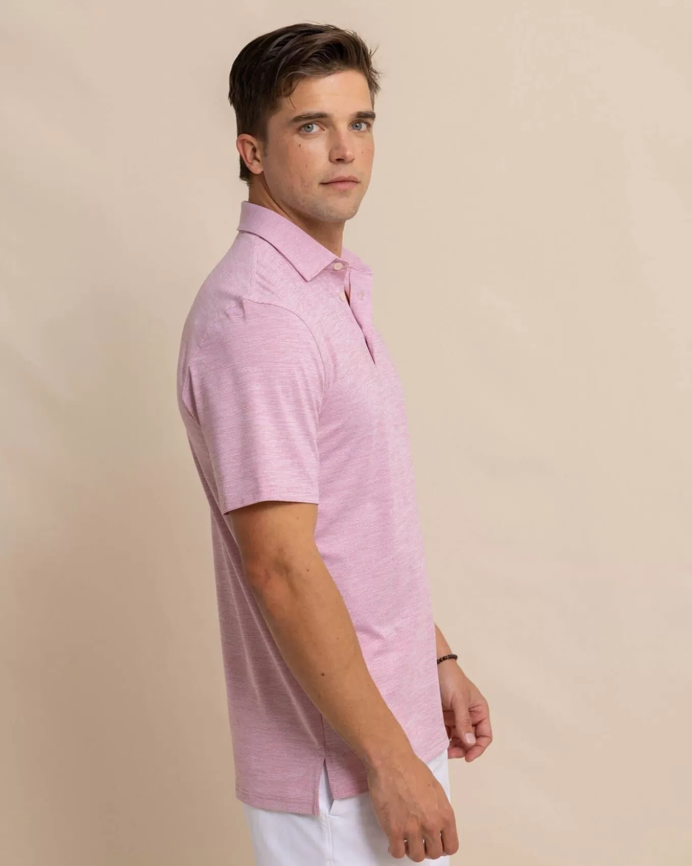 Southern Tide Team Colors Driver Spacedye Polo Shirt< Polo Shirts