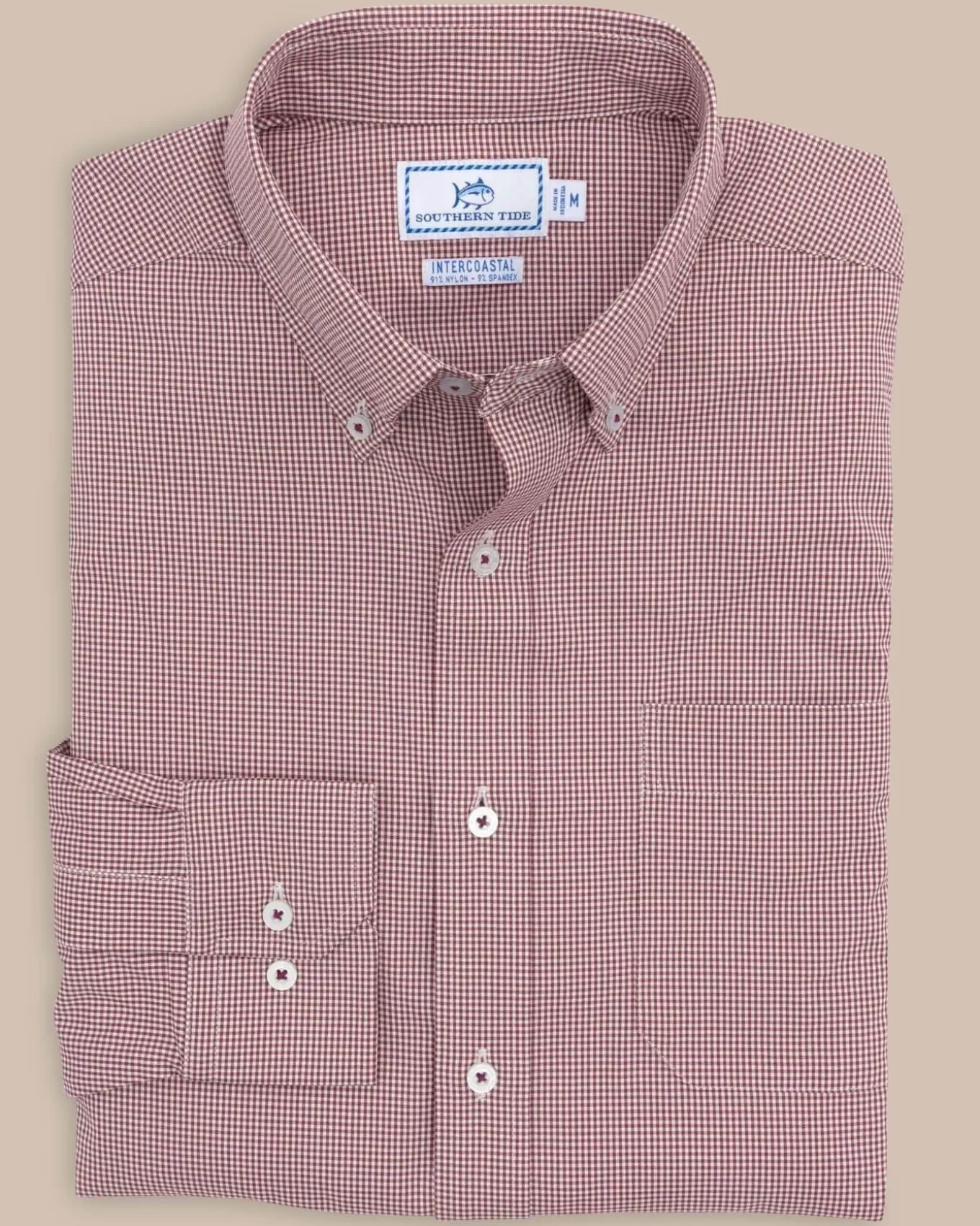 Southern Tide Team Colors Gingham Intercoastal Sport Shirt< Sport Shirts & Button Downs