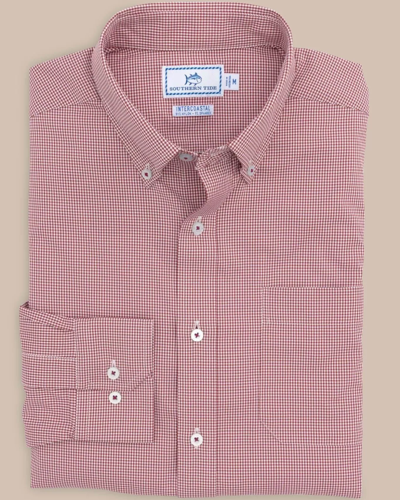 Southern Tide Team Colors Gingham Intercoastal Sport Shirt< Sport Shirts & Button Downs
