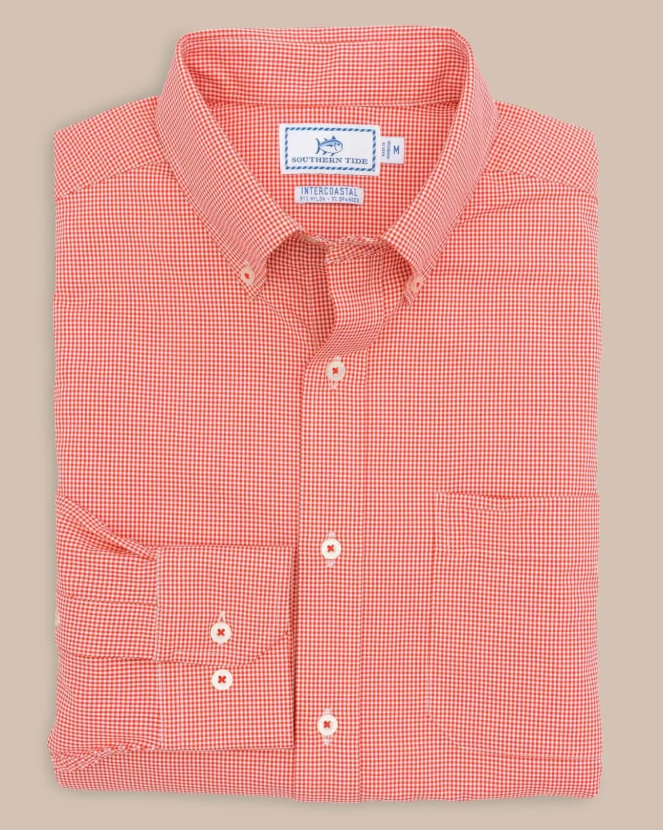 Southern Tide Team Colors Gingham Intercoastal Sport Shirt< Sport Shirts & Button Downs