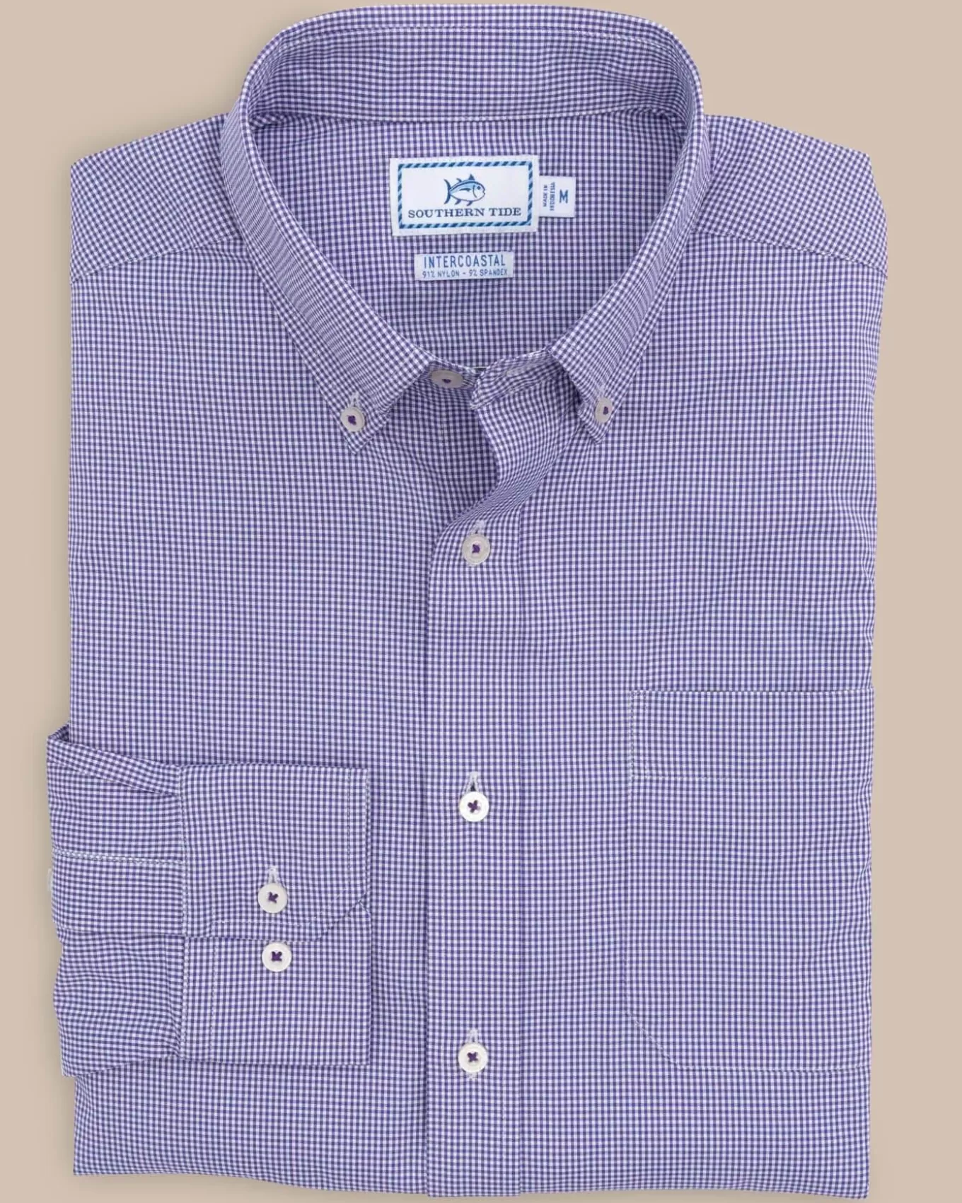 Southern Tide Team Colors Gingham Intercoastal Sport Shirt< Sport Shirts & Button Downs